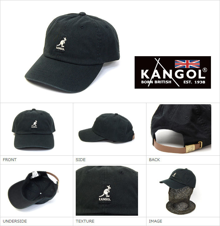 KANGOL(カンゴール)” ウォッシュコットンキャップ Washed Baseball