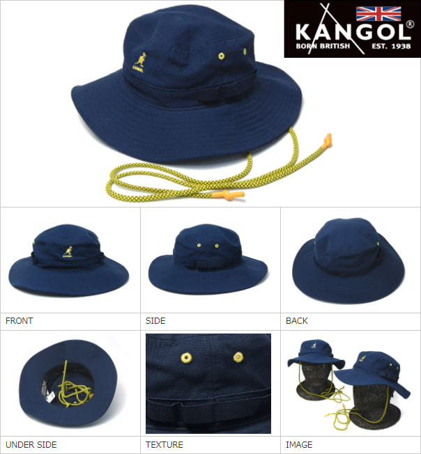 サマーセール】 ”KANGOL(カンゴール)” コットンアドベンチャーハット