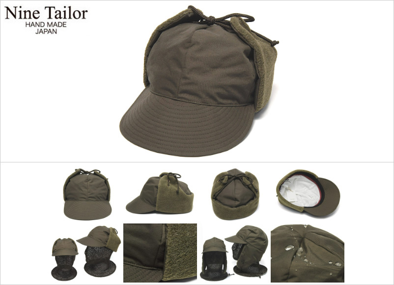 NINE TAILOR(ナインテイラー)” ナイロンフライトキャップ Filbert Cap