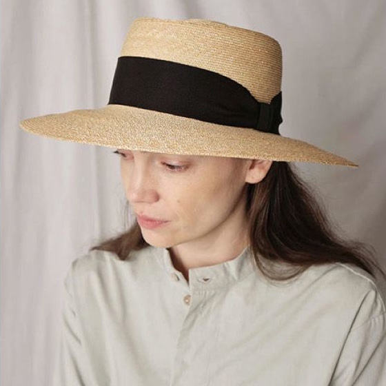 ”NINE TAILOR(ナインテイラー)” ストローブレードハット Lantana Hat 春夏 レディース ユニセックス 【コンビニ受取対応】  (kaw-n-711)