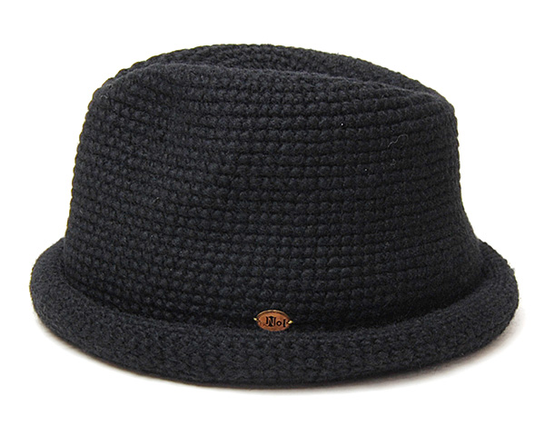 NOL（ノル)” 細編みウール中折れ帽 ロール Island Hat ハット メンズ
