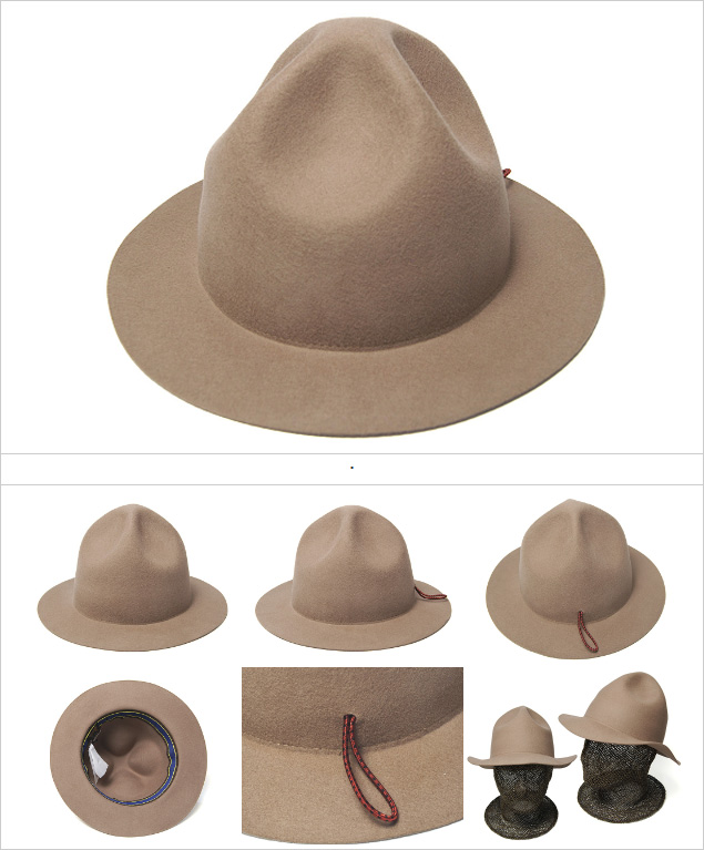 SUBLIME(サブライム)” ウールフエルトマウンテンハット TRAVEL MOUNTAIN HAT メンズ レディース ユニセックス 秋冬  パッカブル 【コンビニ受取対応】 (kaw-sb213-0408)