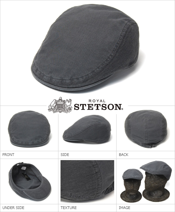 STETSON(ステットソン)” ウォッシュコットンハンチング SE641 メンズ 