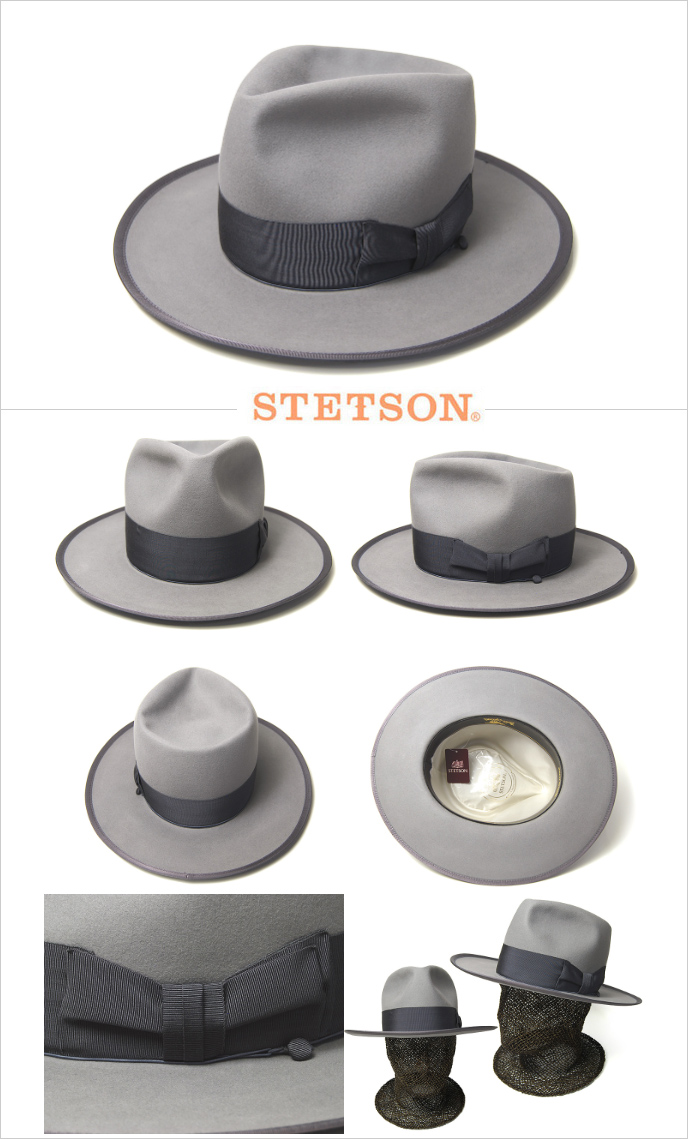 STETSON(ステットソン)” ファーフエルト中折れ帽 ビーバー WHIPPET ウィペット ハット メンズ 秋冬 ヴィンテージ  [大きいサイズの帽子アリ] (kaw-sts-se796)