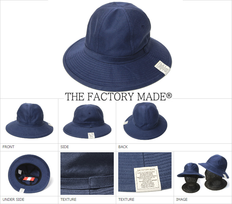 THE FACTORY MADE(ザファクトリーメイド)” モールスキンハット